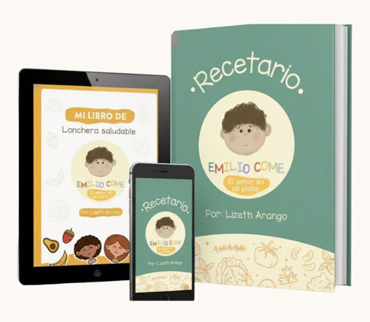 Recetario Completo + Loncheras Saludables Avaladas por Nutricionista Infantil